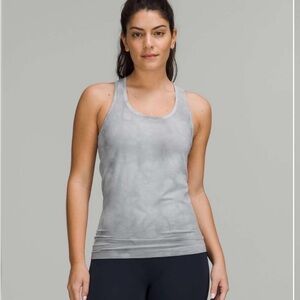 Lululemon Athletica Light Gray Tank Top
